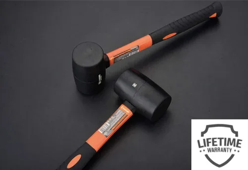 Miniatura 3 de Edward Tools Martillo de goma de 8 onzas – Cabezal de martillo de goma duradero y ecológico para camping, pisos, estacas de tienda, carpintería
