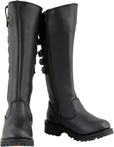 Miniatura 2 de Milwaukee Leather Botas de Motociclista de Cuero para Mujer de Rodilla a Altura de la Pierna Colección Premium MBL
