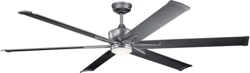 Miniatura 12 de KICHLER 300300OZ - Ventilador de techo con 6 aspas de bronce antiguo con luz de 31 vatios, bronce antiguo, 60 pulgadas