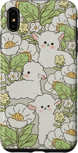 Miniatura 11 de Funda para iPhone 11 Pro Max con diseño de margaritas y cordero, flores de granjero