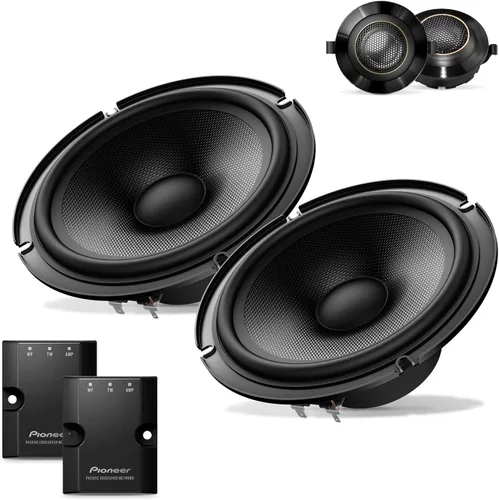 Miniatura 14 de PIONEER A-Series Plus TS-A1681F - Altavoces de 4 vías de 6.5 pulgadas (par) - 350 W máximo, sonido equilibrado + agudos suaves, graves mejorados