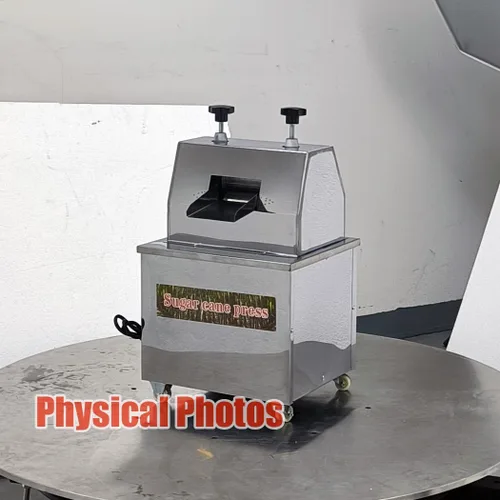 Miniatura 7 de INTSUPERMAI Prensa comercial de caña de azúcar, máquina exprimidora de caña de azúcar, extractor de jugo de caña de azúcar, 110 V, exprimidor