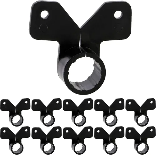 Miniatura 9 de Highcraft PXBUTT001-10 PEX Abrazadera de suspensión de 1 pulgada, estilo mariposa, plástico duro (paquete de 10), 1 pulgada, gris