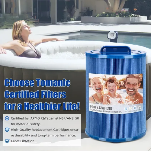 Miniatura 5 de Filtro de spa 6CH-940 reemplaza el filtro de repuesto PWW50P3 Filbur FC-0359, jacuzzis Aber 03FIL1400, Waterway 817-0050 PWW50 certificado con NSF50