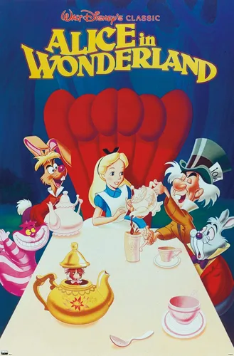 Miniatura 8 de Trends International Disney Alicia en el país de las maravillas - Póster de pared del 70 aniversario, 22.4 pulgadas de largo x 14.7 pulgadas