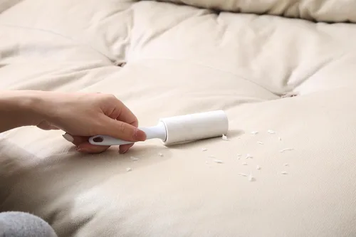 Miniatura 7 de Rodillo de pelusa extra adhesivo para pelo de mascotas, 200 hojas, rodillos de pelusa para viajes, paquete de 4 unidades, papel resistente