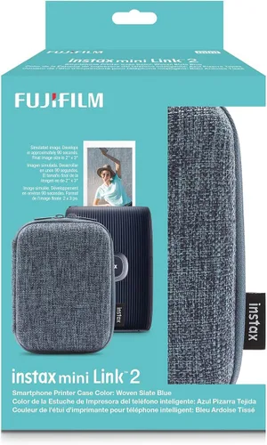 Miniatura 2 de Fujifilm Funda Instax Mini Link 2 - Tejido Azul Pizarra