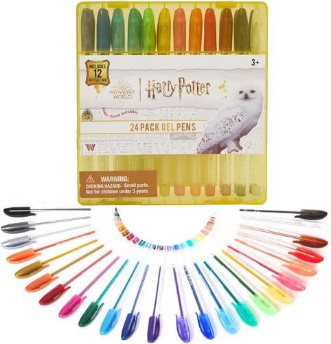 Miniatura 11 de Innovative Designs Beetlejuice - Juego de bolígrafos de gel para niños, paquete de 24 con bolígrafos de gel con purpurina, bonitos bolígrafos