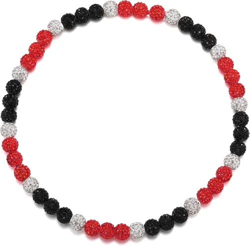 Miniatura 21 de Collar de Cadena de Béisbol con Perlas para Hombres, Regalos de Collar de Béisbol de la Colección Bling Ice para Niños, Collar de Accesorios