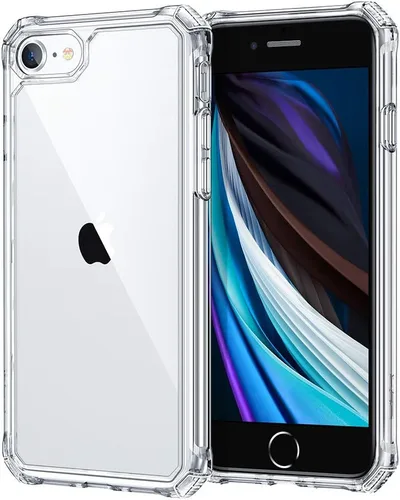 ESR Funda para iPhone SE (2022), iPhone SE (2020) e iPhone 8, Protección de Grado Militar, Esquinas que Absorben los Golpes, Parte Trasera