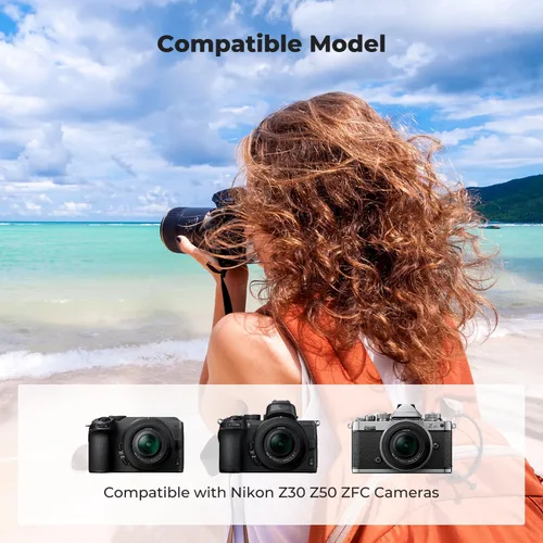 Miniatura 2 de K&F CONCEPT Batería EN-EL25 de 1600 mAh 2 unidades EN-EL25A y cargador de batería LCD dual para Nikon Z50II, Z50, Z30, Z FC Camera MH-32 Cargador