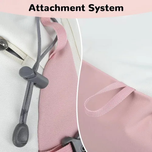 Miniatura 4 de Mochila pequeña de senderismo con correa para el pecho para mujer, mochila de viaje ligera impermeable de 20 litros con correas acolchadas, mochila