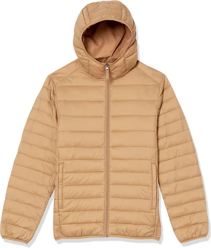 Miniatura 8 de Tienda Essentials Men's Lightweight Water-Resistant Packable Hooded Puffer Jacket