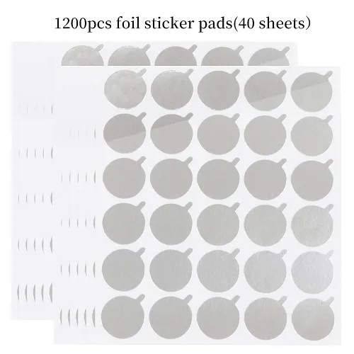 Miniatura 7 de 1200 almohadillas adhesivas para extensiones de pestañas, almohadillas adhesivas desechables e impermeables (redondas)