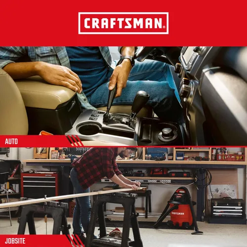 Miniatura 4 de CRAFTSMAN CMXZVBE38668 - Kit de accesorios para aspiradora en seco y húmedo de 1-1/4 pulgadas, 6 piezas, accesorios de aspiradora de grado