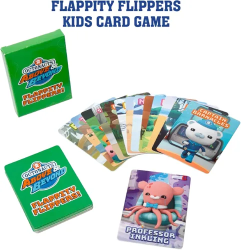 Miniatura 6 de Mighty Mojo Octonauts - Juegos de cartas clásicos para niños, juego de memoria, Go Fish & Old Maid, divertido juego familiar para niños y niñas