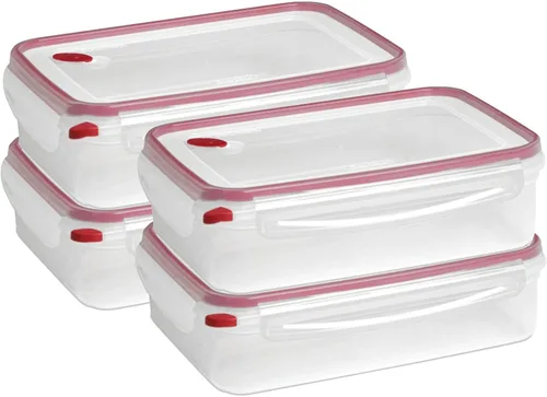 Miniatura 18 de Sterilite Ultra-Seal 3.1 tazas rectángulo, recipiente hermético para almacenamiento de alimentos, tapa con pestillo, apto para microondas