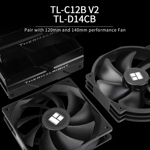Miniatura 5 de Thermalrlght Peerless Assassin 140 - Enfriador de aire negro para CPU, 6 tubos de calor, disipador de calor de torres duales, ventiladores PWM