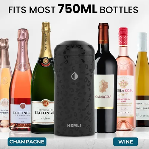Miniatura 7 de Funda Aislante Refrigeradora para Botellas de Vino, Mantiene el Vino y el Champán Fríos durante 12 Horas, Enfriador de Botellas de Vino Aislado al