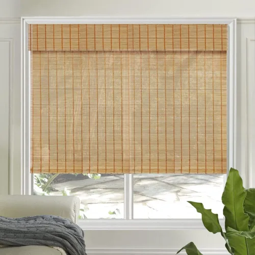 Miniatura 21 de LETAU cortinas de madera para ventanas con cenefa, filtran la luz