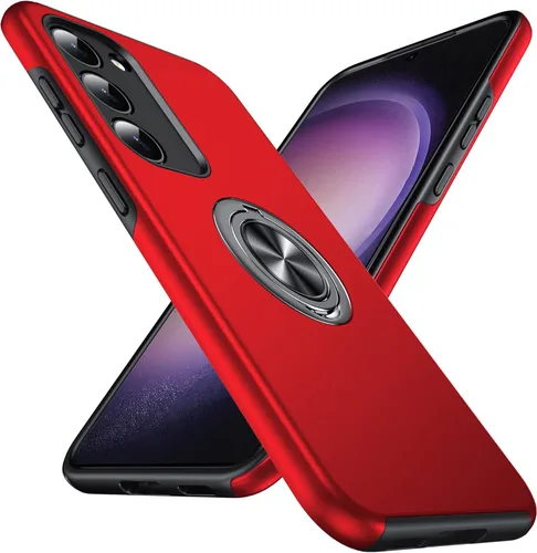 Miniatura 58 de Anqrp Diseñada para Samsung Galaxy S22 Ultra Funda, Incorporada [Protección contra Caídas de 15 Pies][Disipación de Calor] Protección de Grado Rojo