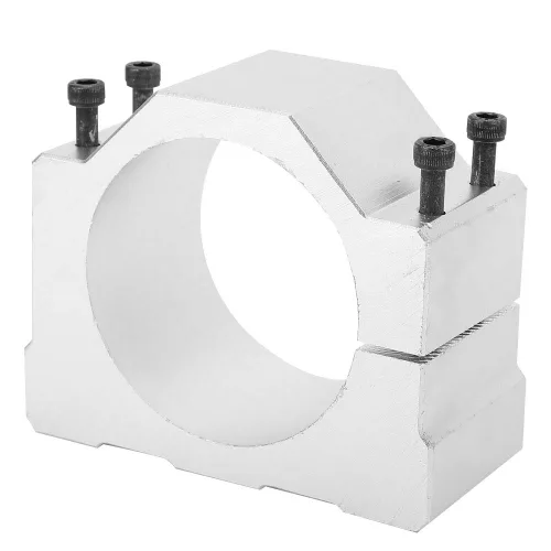 Miniatura 9 de Soporte de motor CNC, abrazadera de montaje de motor de husillo de aluminio con tornillos, juego de herramientas para husillo CNC grabado máquina