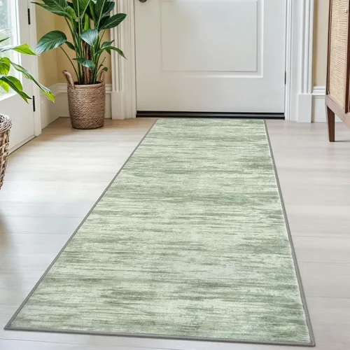 Miniatura 43 de SIILOOM 2 x 3 Alfombra moderna y abstracta para entrada, alfombra neutra azul marino gris multicolor súper suave de área pequeña, alfombras lavables