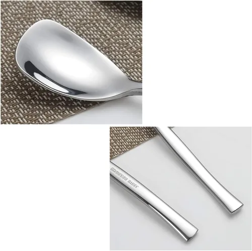 Miniatura 3 de Cucharas de helado de acero inoxidable de 12 piezas, cuchara de yogur