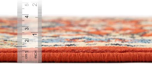 Miniatura 130 de Unique Loom Colección Sialk Hill - Alfombra de área Washington (3 pies 3 pulgadas x 5 pies 3 pulgadas, rectángulo, burdeos/crema)