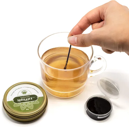 Miniatura 6 de Auténtico shilajit – Genuine shilajit del Himalaya en él, puro y natural de la forma más potente Resina. 10 gramos (1 – Suministro de 2 mes)