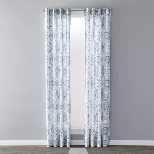 Miniatura 10 de SKL Home SUNSAFE Kali Panel de filtrado de luz, 40 x 95 pulgadas, gris paloma