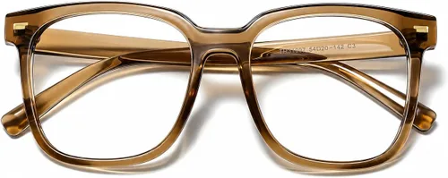 Miniatura 20 de PANNER Gafas cuadradas de gran tamaño con bloqueo de luz azul para mujeres y hombres, antirreflejos, reducen la fatiga ocular, gafas de computadora