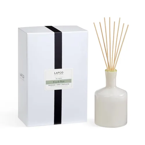 Miniatura 9 de LAFCO New York Signature - Difusor de varillas de manzanilla y lavanda, 15 onzas, hasta 9 meses de vida de fragancia, reutilizable, recipiente