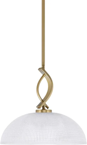 Miniatura 115 de Toltec Lighting Cavella Stem Colgado Mini colgante, acabado grafito, vidrio de muselina blanca de 4 pulgadas