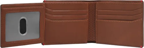 Miniatura 28 de Fossil Billetera plegable de cuero para hombre con ventana de identificación abatible para hombres