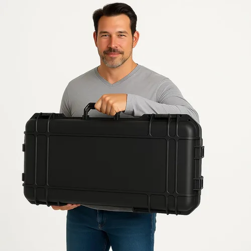 Miniatura 20 de Relaxweex 1 Pieza Estuche Rígido Impermeable de 14.3 x 11.4 x 4.5 Pulgadas con Inserto de Espuma Personalizable DIY Estuche Protector Portátil