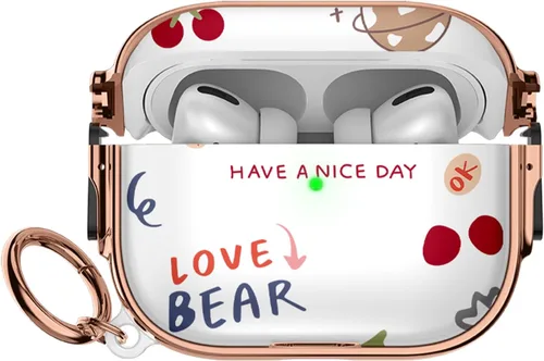Miniatura 66 de Maxjoy para Funda Linda de AirPods 2 (2019) con Bloqueo de Seguridad, Compatible con Funda de AirPod de 2ª Generación de Mármol para Mujeres