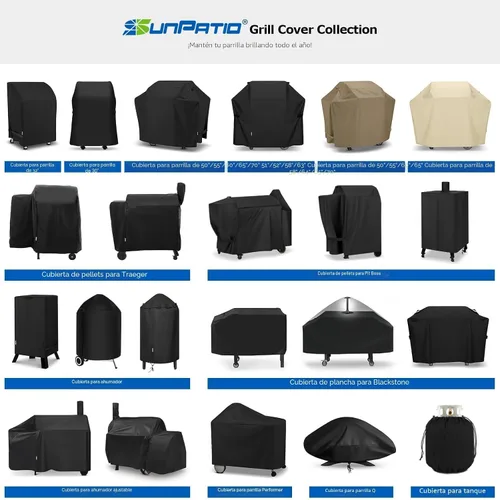 Miniatura 9 de SunPatio Cubierta para Parrilla de Exteriores Impermeable de Servicio Pesado Compatible con Parrilla de Pellets de Madera Traeger Serie 34