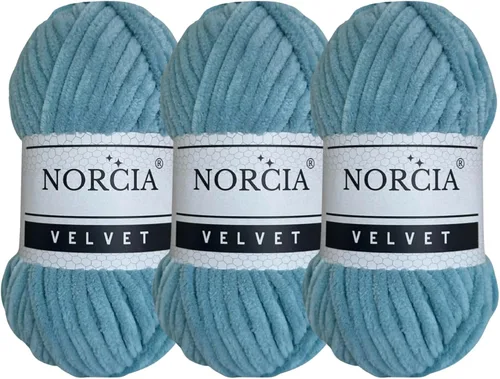 Miniatura 13 de Hilo de terciopelo suave para ganchillo súper voluminoso para manta de bebé de 3.53 oz (74.3 yardas) para tejer hilo amigurumi para tejer ganchillo