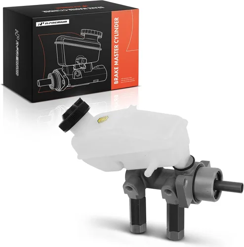 A-Premium Cilindro maestro de freno con depósito y tapa compatible con vehículos Chevrolet y Pontiac - Para Aveo 2004-2006, Wave 2006, no ABS,