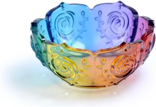 Miniatura 3 de Molde de fundición de resina de tazón, molde de fundición de resina de silicona para soporte de vela de joyería con forma de flor