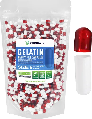 Miniatura 17 de XPRS Nutra Cápsulas vacías de tamaño 2 – 100 cápsulas vacías de gelatina – Pastillas de relleno de cápsulas de bricolaje – Cápsulas de gel de Multi