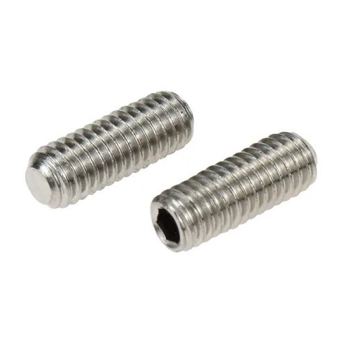 Sscon 100PCS M6x16mm Hexagonal interno Juego de tornillos de agarre 201 Acero inoxidable Punto plano Tornillo