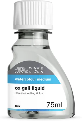 Miniatura 16 de Winsor & Newton – Lienzo para pintura al aceite agua color medio de buey líquido, 75 ml Goma árabe