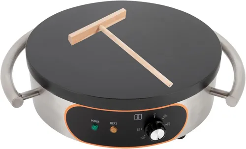 Miniatura 5 de Máquina eléctrica comercial del fabricante del crepé,Máquina para hornear panqueques,Bandeja de crepé eléctrica antiadherente sola temperatura