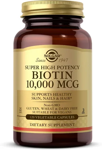 Solgar Biotina 10000 MCG Cápsulas Vegetable, 033984523920, 1, 1