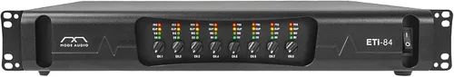 Miniatura 6 de Sound Town Amplificador de potencia PA/DJ de 4 canales Clase D, 4 x 720W RMS a 4 ohmios, espacio en rack de 1U (NIX-D4800)