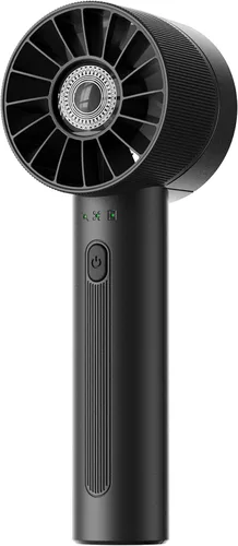 Miniatura 10 de Mini ventilador turbo portátil de mano, dispositivo de enfriamiento personal de alta velocidad de 4 velocidades [máximo 16 horas], bolsa recargable