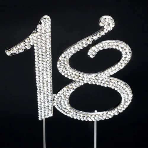 Miniatura 2 de Scotamalone 18 gemas de diamantes de imitación de alta calidad para decoración de tartas