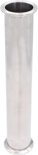 Miniatura 4 de DERNORD Tubo de carrete sanitario con extremos de abrazadera, tubo redondo sin costuras de acero inoxidable 304 con brida de virola de 2 pulgadas